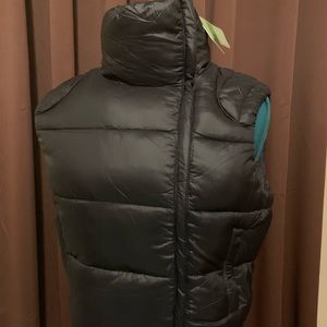 Black Quilted Vest